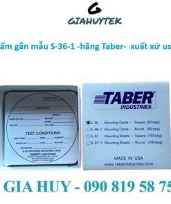 Tấm Gắn Mẫu S-36-1 – Giải Pháp Chuẩn Xác Cho Kiểm Tra Độ Mài Mòn Vật Liệu