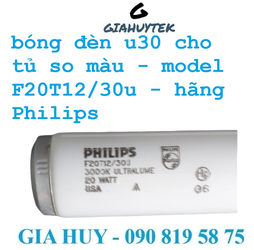 Bóng đèn U30 cho tủ so màu